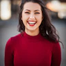 Sarah M. UK marketing professional reviewing Android resume builder app