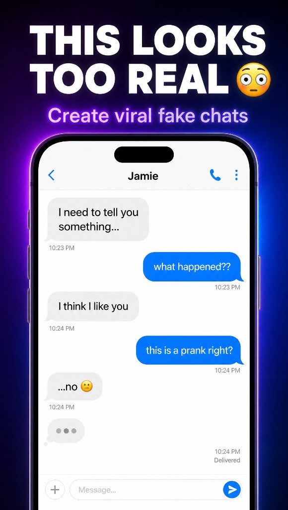 Fake chat maker showing a realistic dramatic confession chat that looks too real