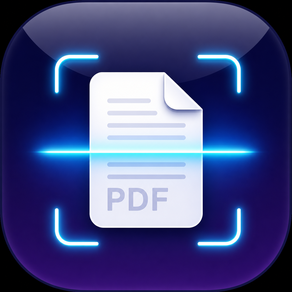 Scan to PDF document scanner app icon